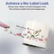 Avery Glossy Clear Rectangle Labels with Sure Feed, 3-1/4" x 8-3/8"